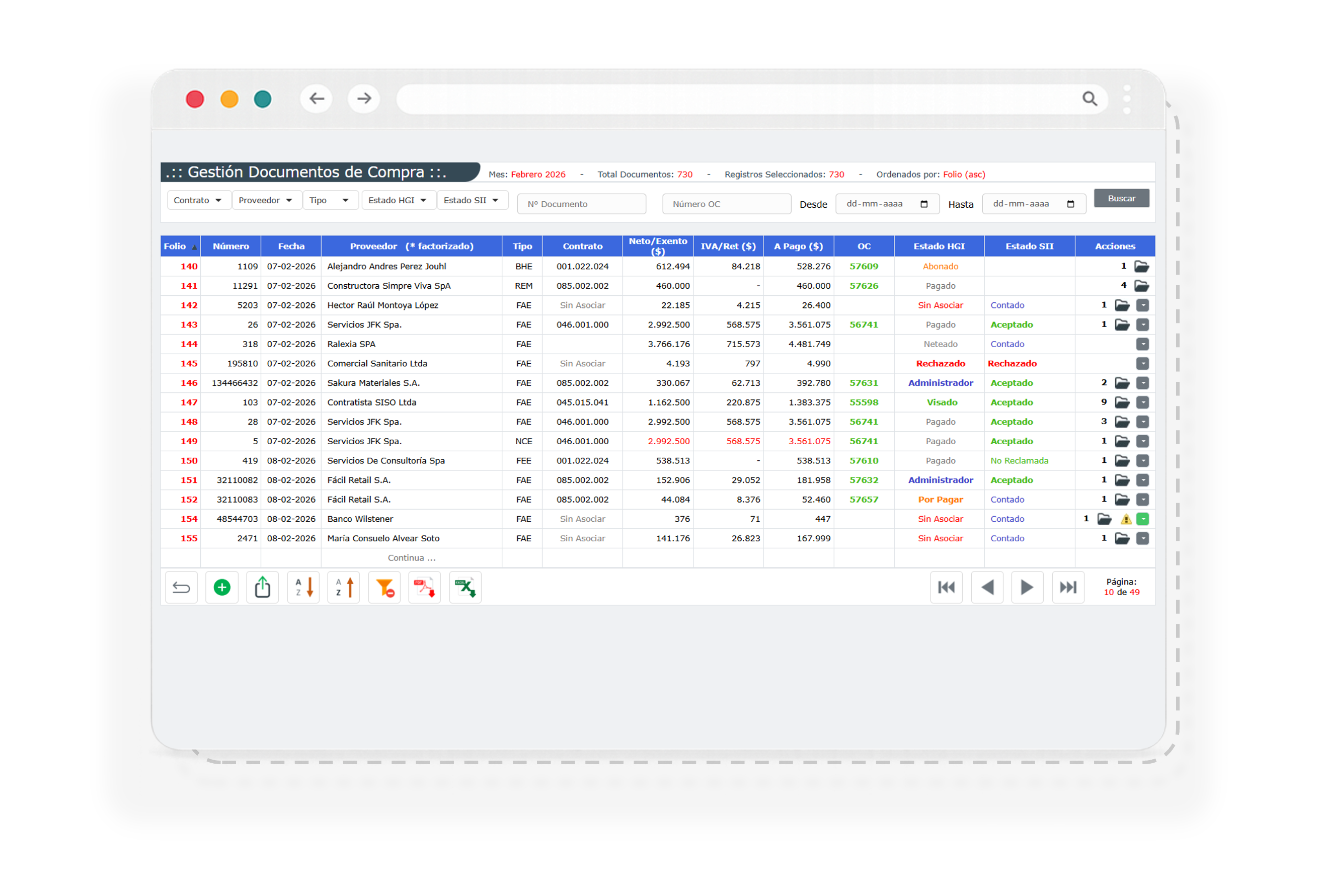 Documentos de Compra